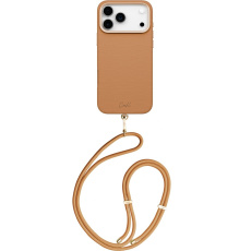 UNIQ Coehl Mirelle MagSafe kryt s poutkem iPhone 17 Pro Max Pecan Brown