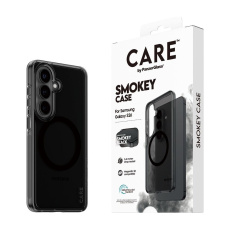 PanzerGlass® CARE Smokey Qi kryt Samsung Galaxy S26 kouřový/černý