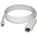 PremiumCord mini DisplayPort 1.2 - HDMI 2.0  kabel 1m bílý