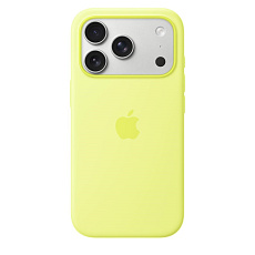 Apple iPhone 17 Pro Silicone Case with MagSafe – Neon Yellow Apple iPhone 17 Pro Silicone Case with MagSafe – Neon Yellow