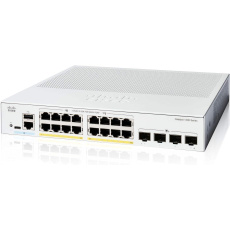 Cisco Catalyst switch C1300-16P-4X (16xGbE,4xSFP+,16xPoE+,120W,fanless)
