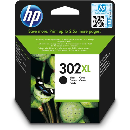 HP F6U68AE č. 302XL Černá originální