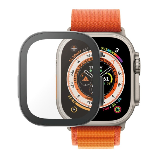 PanzerGlass Apple Watch Ultra/Ultra 2 ochranný kryt s D3O - černý rámeček