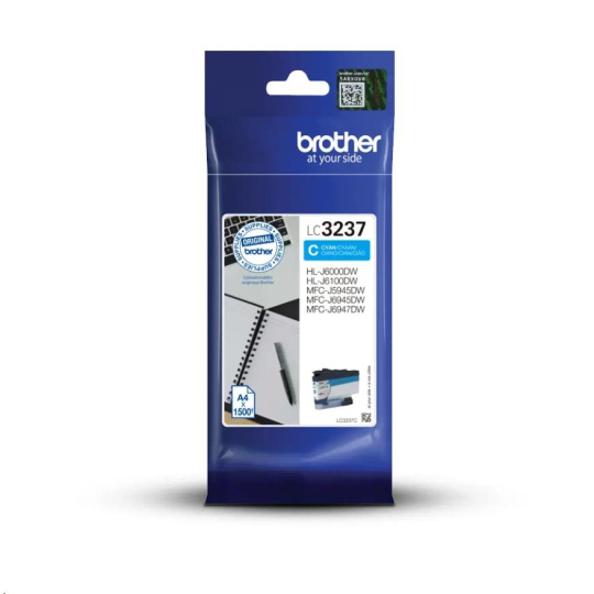 BROTHER INK LC-3237C - cyan 1500stran - pro MFC-J5945DW, MFC-J6945DW, MFC-J6947DW