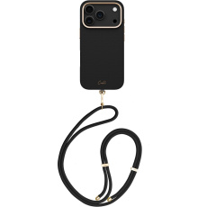 UNIQ Coehl Mirelle MagSafe kryt s poutkem iPhone 17 Pro Ebony