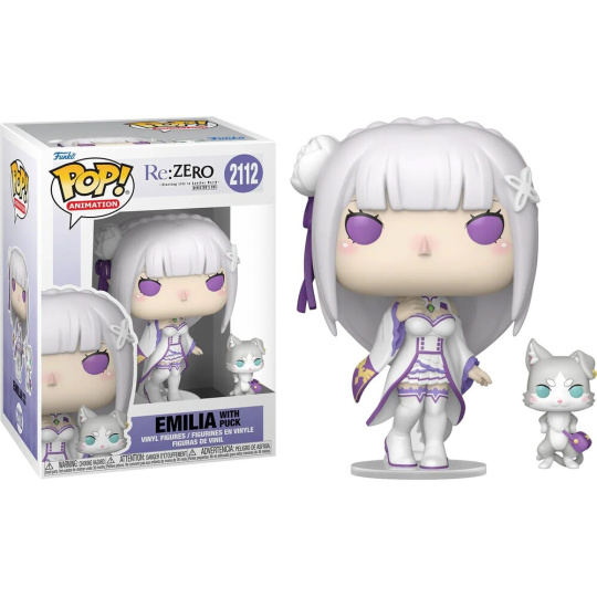 Funko POP!&Buddy #2112: Re:Zero - Starting Life in Another World - Emilia & Puck Funko POP!&Buddy #2112: Re:Zero - Starting Life in Another World - Emilia & Puck