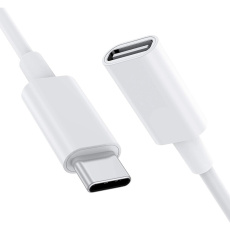PremiumCord USB-C Prodlužovací kabel USB 3.2 gen 1 bílý 2m