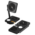 Aulumu M01 4-in-1 Folding Wireless Charging Station & Pad MagSafe nabíječka Black
