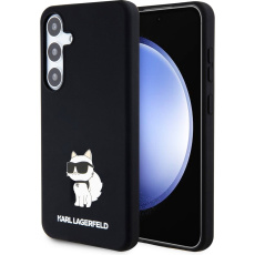 Karl Lagerfeld Liquid Silicone Choupette NFT kryt pro Samsung Galaxy S24+ černý