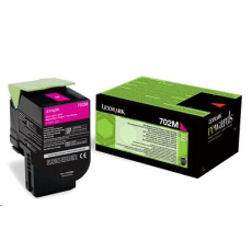 LEXMARK Magenta toner 702M pro CS310/410/510 z programu Lexmark Return (1 000 stran)