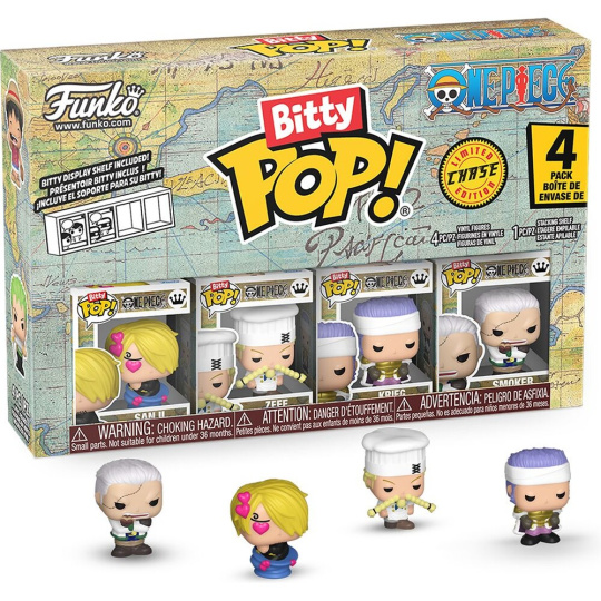 Funko Bitty POP! One Piece - Sanji 4 pack (Šance na chase) Funko Bitty POP! One Piece - Sanji 4 pack (Šance na chase)