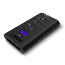 NZXT USB hub AC-IUSBH-M3, interní, 4xUSB 2.0 výstup, 1xUSB 2.0 vstup, 1xSATA, uzavřené magnetické tělo, černá