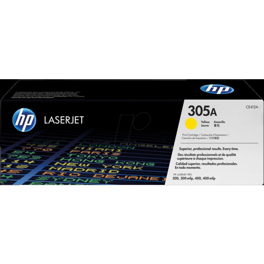 HP CE412A č. 305A Žlutá originální