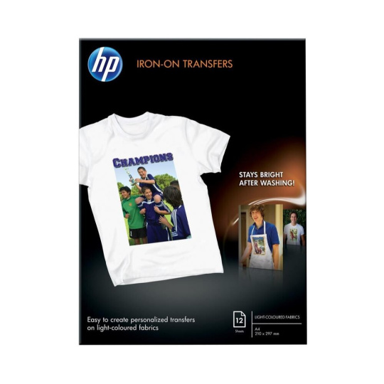 HP Iron-On T-Shirt Transfers A4 nažehlovací fólie