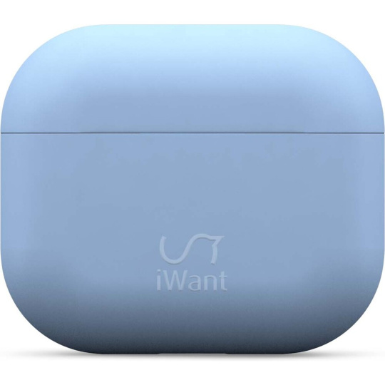 iWant AirPods 3. generace ultra-tenké pouzdro světle modré