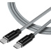Tactical Fast Rope Aramid Cable USB-C/USB-C (100W 20V/5A) 1m šedý