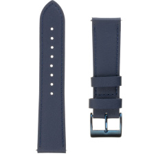 FIXED Leather Strap kožený řemínek s šířkou 20mm pro smartwatch modrý