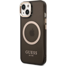 Guess Translucent MagSafe kryt iPhone 14 černý