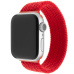 FIXED provlékací nylonový řemínek Apple Watch 42/44/45mm XS červený