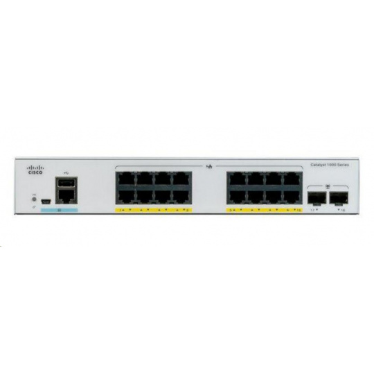 Cisco Catalyst C1000-16T-E-2G-L, 16x10/100/1000, 2xSFP