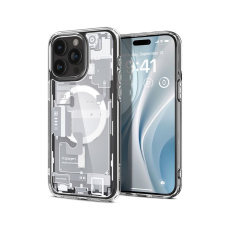 Spigen Ultra Hybrid MagFit kryt iPhone 15 Pro zero one bílý
