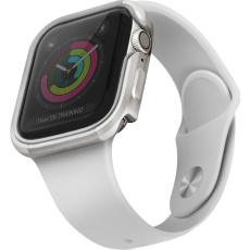 UNIQ Valencia kovové pouzdro Apple Watch (40mm) stříbrné