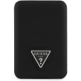 Guess PU Grained Triangle Logo MagSafe powerbanka 5000mAh černá