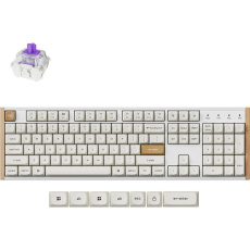 Keychron K10 HE herní klávesnice (US) bílá