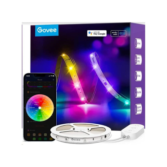Govee WiFi RGBIC Smart PRO LED pásek 5m Govee WiFi RGBIC Smart PRO LED pásek 5m