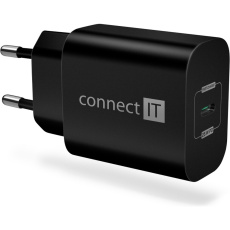 CONNECT IT Voyager2 nabíjecí adaptér 1×USB-C černý 25W PD