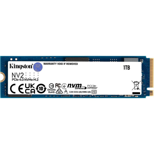 Kingston SSD NV2 PCIe 4.0 NVMe 1TB (3500/2100MB/s)