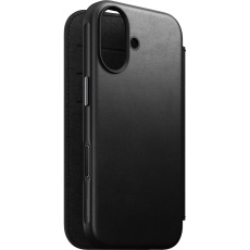 Nomad Modern Leather Folio MagSafe kožené pouzdro iPhone 17 Black
