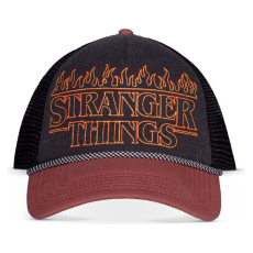 Truckerská kšiltovka Wrangler Stranger Things - Flame Logo