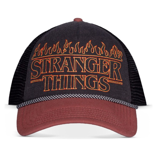 Truckerská kšiltovka Wrangler Stranger Things - Flame Logo