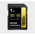 Lexar SDXC Pro 1800x U3 UHS-II R280/W210 (V60) 1TB