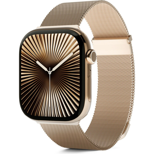 Epico Watch Strap milánský tah 42/44/45/46/49mm zlatý