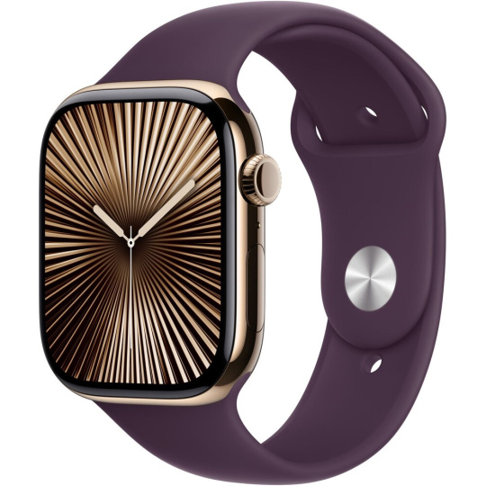 Apple Watch 49/46/45/44mm švestkový sportovní řemínek S/M