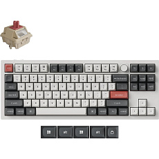Keychron Q3 Ultra 8K Keychron Silk POM Red bezdrátová herní klávesnice (US) bílá