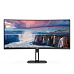 AOC MT VA LCD WLED 34" CU34V5C/BK - VA panel, 3440x1440, HDMI, DP, USB, USB-C, nast. vyska, repro, zakriven