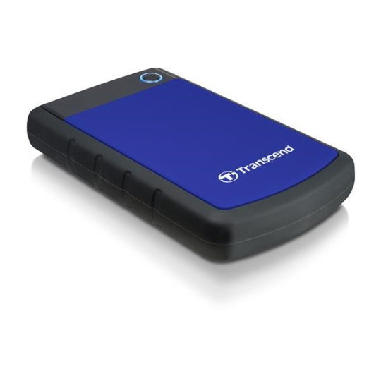 TRANSCEND externí HDD 2,5" USB 3.0 StoreJet 25H3B, 1TB, Blue (nárazuvzdorný)