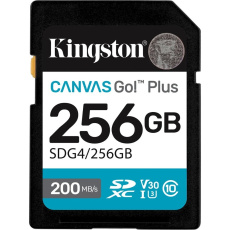 Kingston SDXC Canvas Go Plus 256GB 200MB/s UHS-I U3