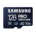 Samsung micro SDXC karta 128GB PRO Plus + SD adaptér