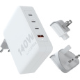 Xtorm 140W GaN Ultra Travel Charger cestovní nabíječka + USB-C PD kabel, bílá