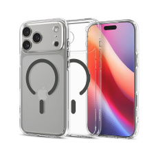 Spigen Ultra Hybrid MagSafe kryt iPhone 17 Pro clear graphite