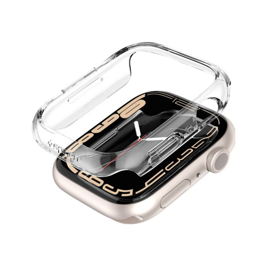 Spigen Thin Fit pouzdro Apple Watch 9/8/7 (41mm) čiré