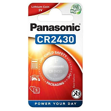 PANASONIC Lithiová baterie (knoflíková) CR-2430EL/1B  3V (Blistr 1ks)
