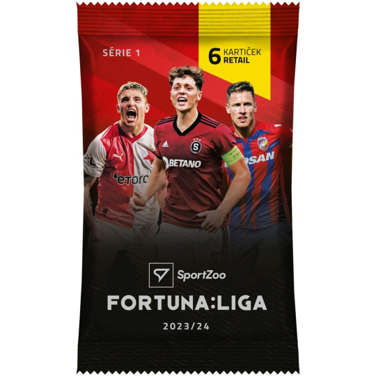 Fotbalové karty SportZoo Retail Balíček FORTUNA:liga 2023/24 - 1. série