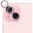 iWant ochrana čoček na kameru iPhone 15 /15 Plus růžová