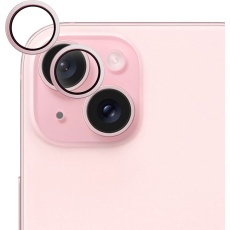 iWant ochrana čoček na kameru iPhone 15 /15 Plus růžová