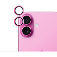 iWant ochrana čoček na kameru Apple iPhone 16/16 Plus růžová